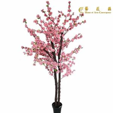 Künstlicher Pfirsich-Blütenhauptbaum