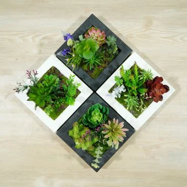 Künstlicher hölzerner handgemachter Wand-Dekor