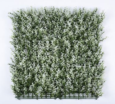 Faux weißer Gras-Hintergrund Outdoor-Privatsphäre-Wand-Zaun-Dekoration