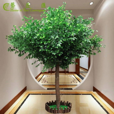 Indoor Green Faux Ficus Tree Großverkauf der Fabrik